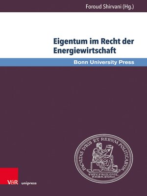cover image of Eigentum im Recht der Energiewirtschaft